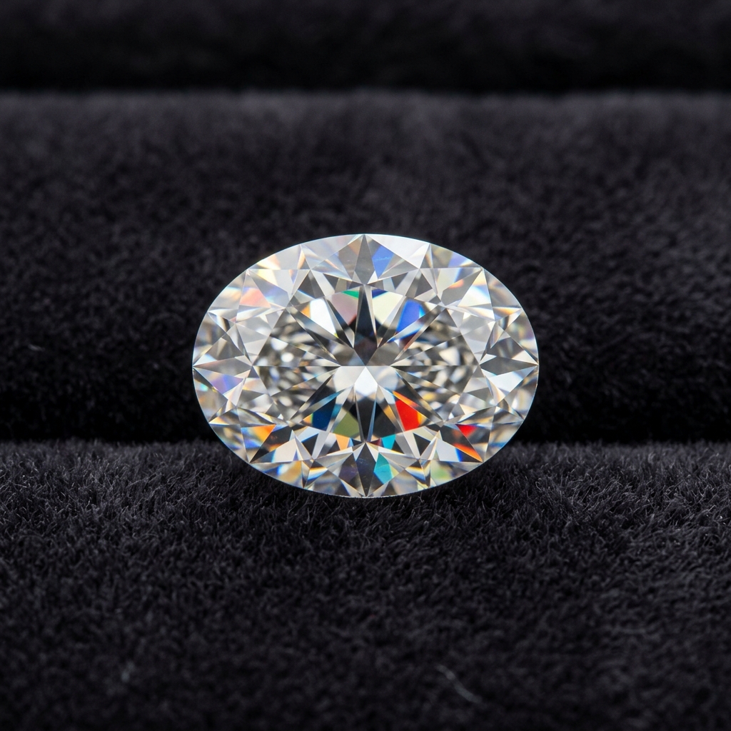 Imperial Oval Solitaire - Oval Cut Grade E Certified Diamond