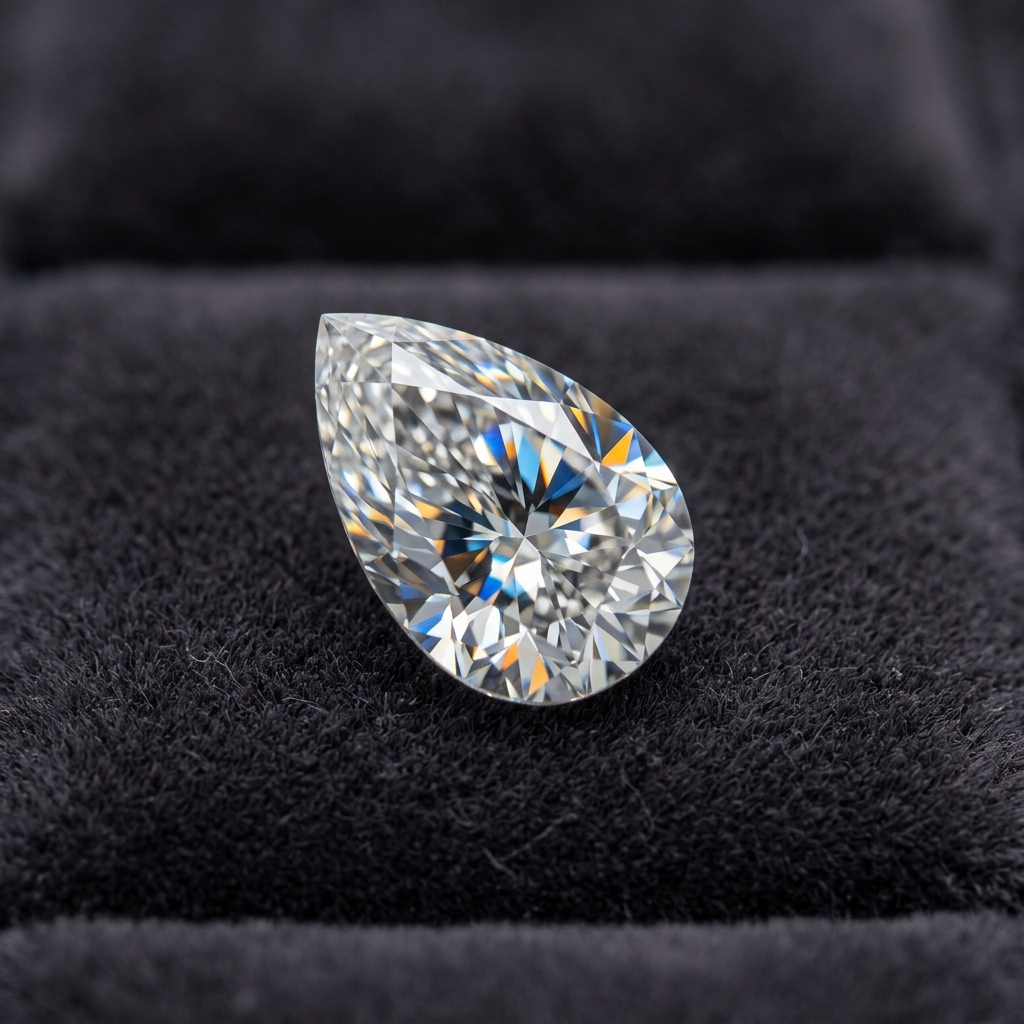 Sovereign Pear Cut - Pear Cut Grade D Certified Diamond