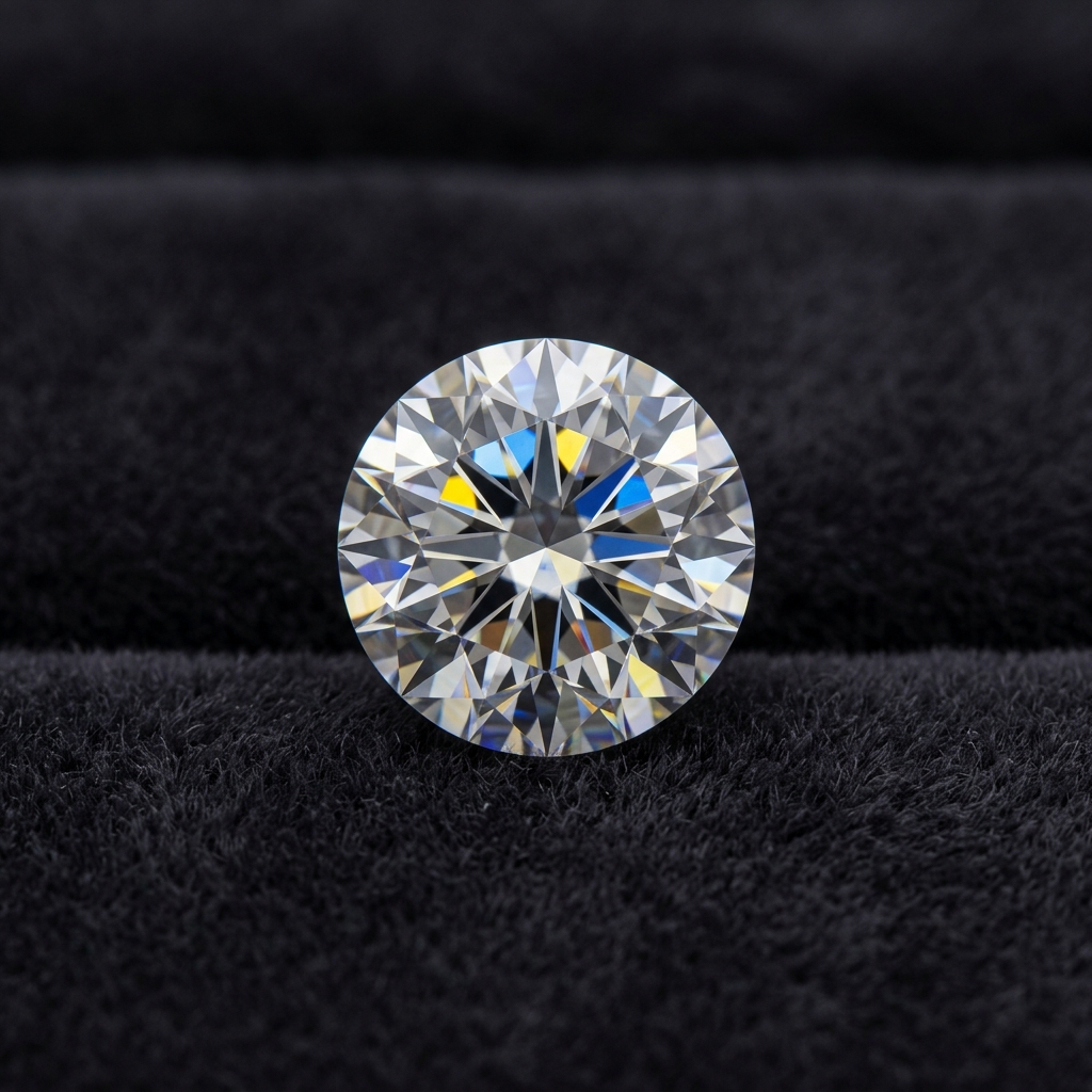 Round Brilliant Solitaire - Round Grade D Certified Diamond